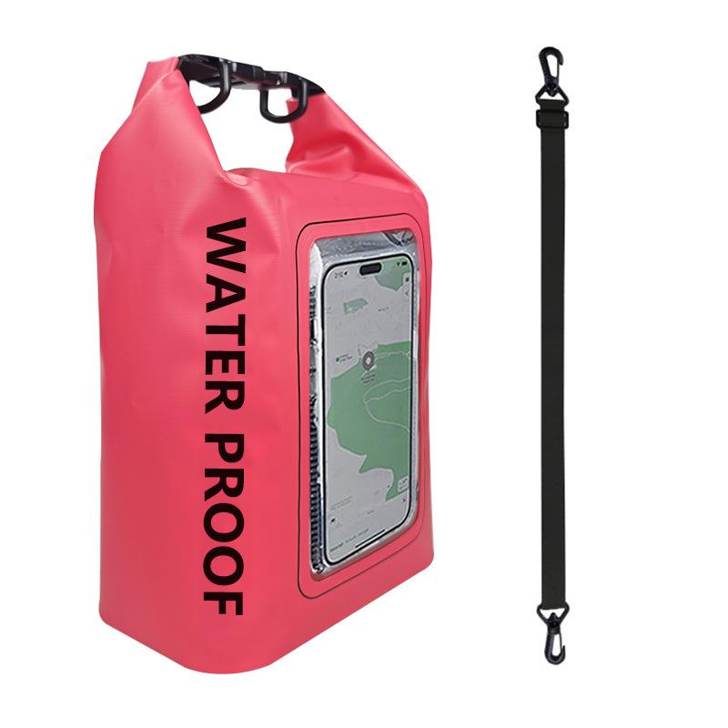 Large Capacity 2L/5L Waterproof Touchscreen Bag for Outdoor Swimming & Mobile Phone Protection