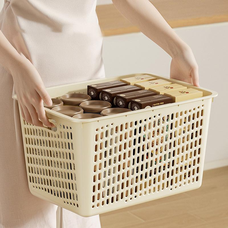 1Pcsmiscellaneous Storage Box, Toy Storage Basket, Household Plastic Storage Box, Kitchen Cabinet, Desktop Storage Box