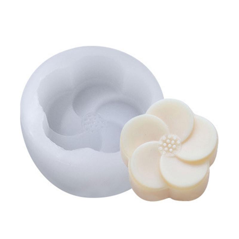 Flower Shape Silicone Mooncake Mould Pudding Moulds Baking Gadget Jelly Mold 8 Styles Choose for Home Kitchen DIY Baking