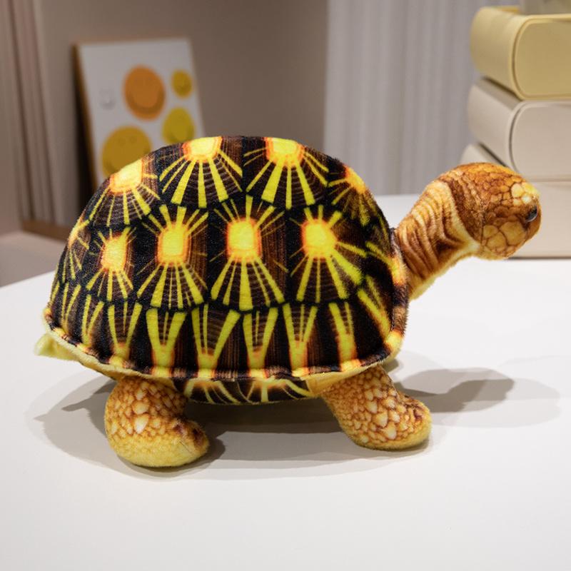 Cute Green Sea Turtle Plush Toy Realistic Soft Stuffed Animal Home Decor Gift Cuddly Ocean Creature