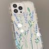 Lavender Simple for Iphone17promax Airbag Mobile Phone Case 13/14 Apple 1615 Transparent