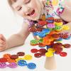 Children's Montessori Rotating Tree Blocks - Educational Toy for Fine Motor Skills