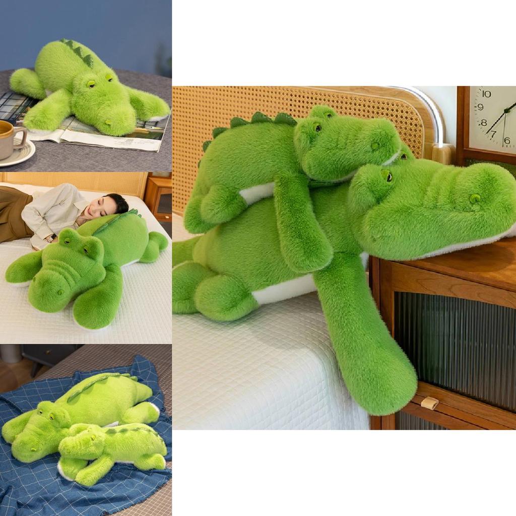 Adorável Almofada de Pelúcia Macia de Jacaré Para Meninas Presente Perfeito Para Amigos e Namorados