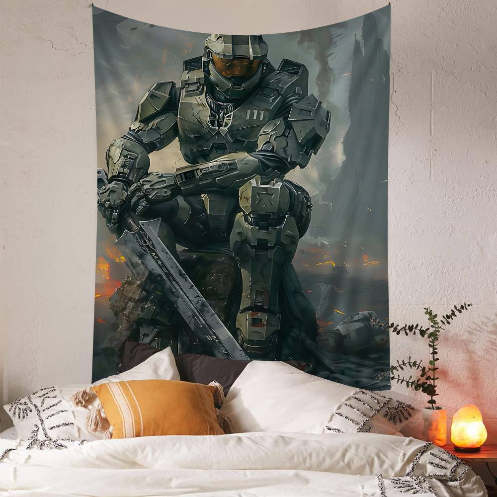 

Classic Movie HHelldiver 2 Anime Tapestry Hippie Flower Wall Carpets Dorm Decor Cheap Hippie Wall Hanging 74x94cm(29x37in)
