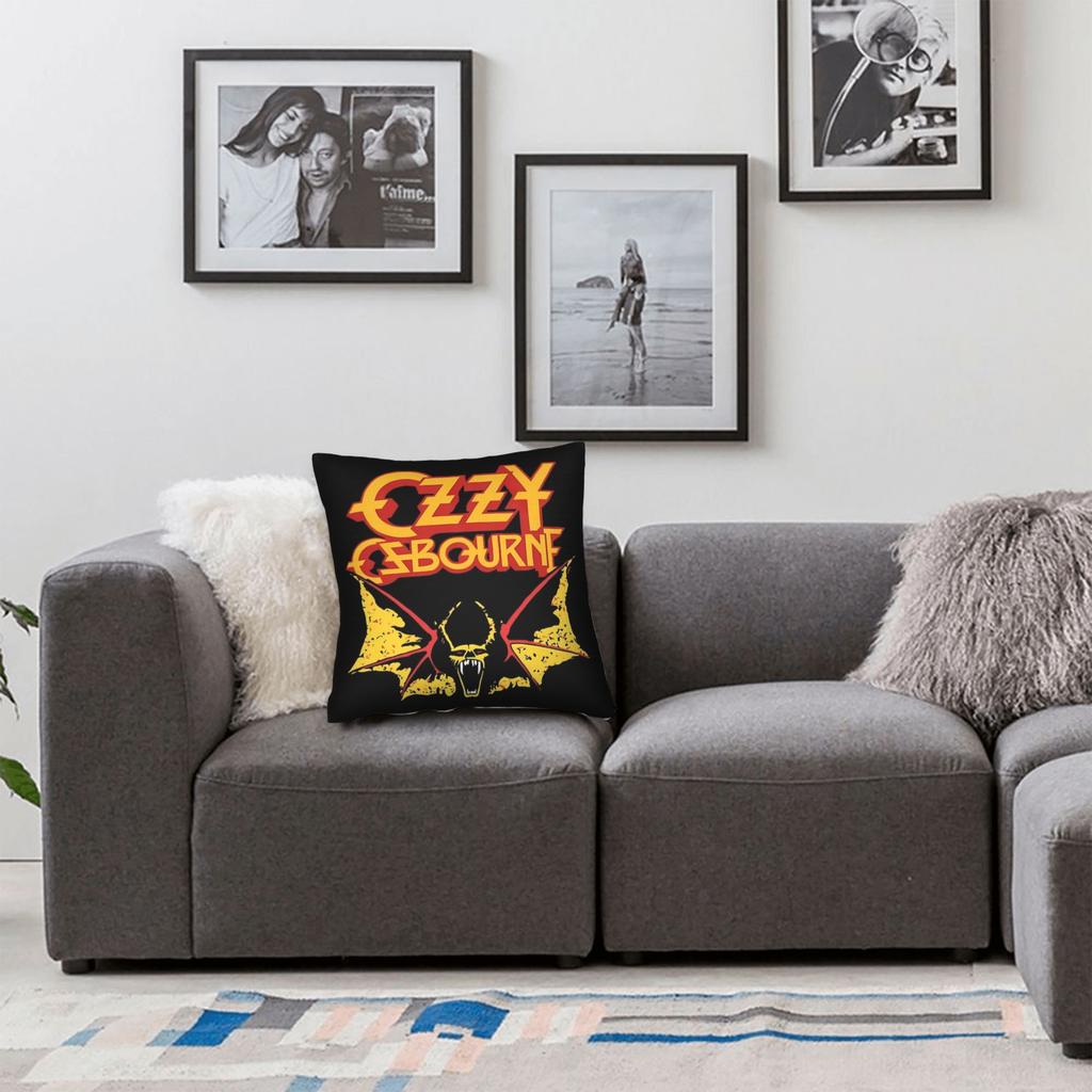 Pillow Case Ozzy Osbourne Comfy Pillow Cover For Sofa Home Decoration Kawaii Pillowcases
