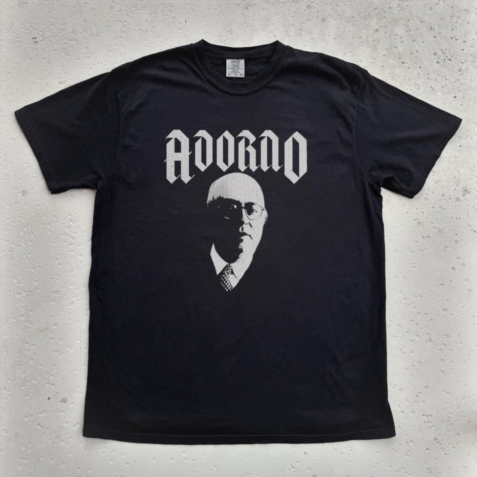 Gothic Adorno | Philosophy Shirt, Critical Theory, Frankfurt School, Aesthetics, Musicology, Anti-Jazz M