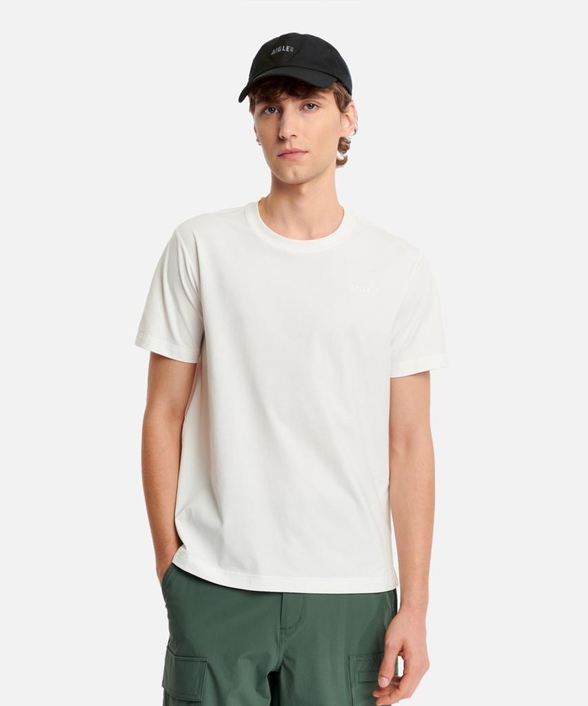 Aigle Men'S Primeflex Short Sleeve T-Shirt (Regular Fit) Aas26Mtsh008Lai