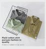 Men's Summer Casual Short-Sleeve Loose-Fit Shirt: Trendy, All-Match, Fresh Workwear