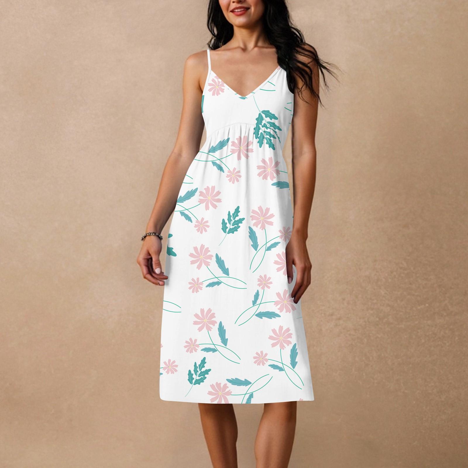 

Жіноча сукня на тонких бретелях, з відкритою спиною, з бантом, вільного крою, повсякденна, пляжна, для відпочинку L бежевий