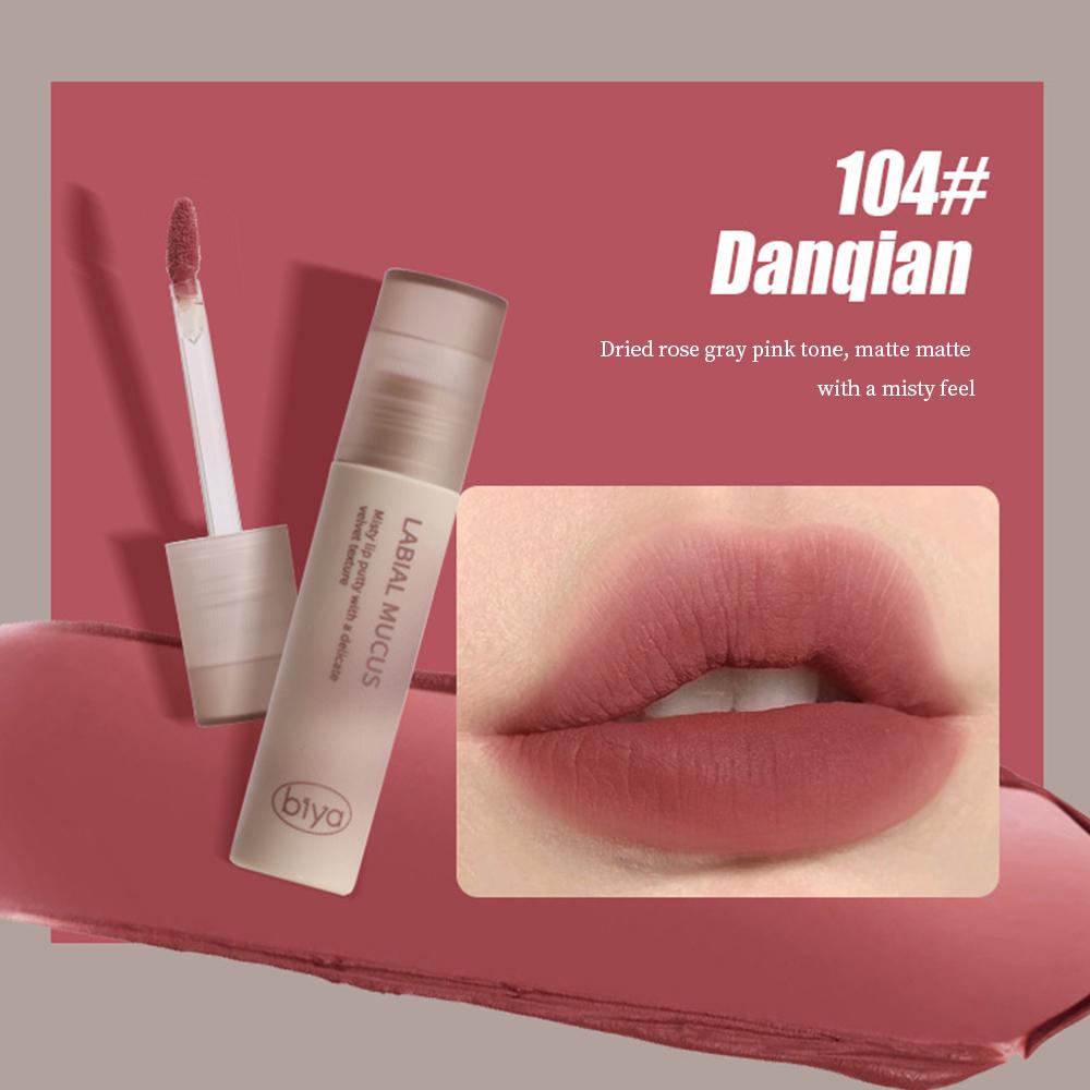 

Biya Мусс для губ Текстура Матовый Вельвет Яркий и стойкий цвет Не легко отпечатывается на чашках Блеск для губ