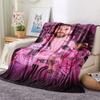 1PC Lionel Messi Patterned Flannel Blanket Suitable For All Seasons for Home Decor Warmth and Comfort Gifts Holiday Present