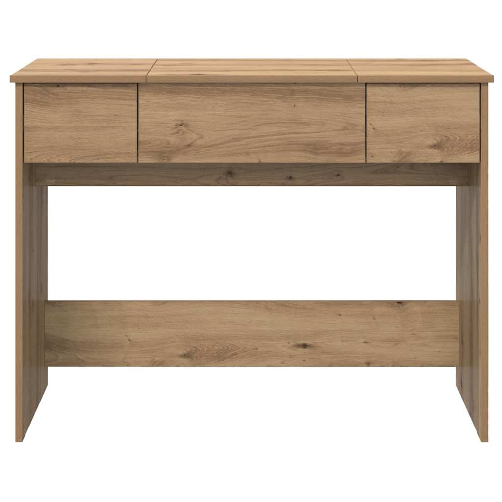 Cosmetic Table with Drawers Artisan Oak 100 X 45 X 76 Cm
