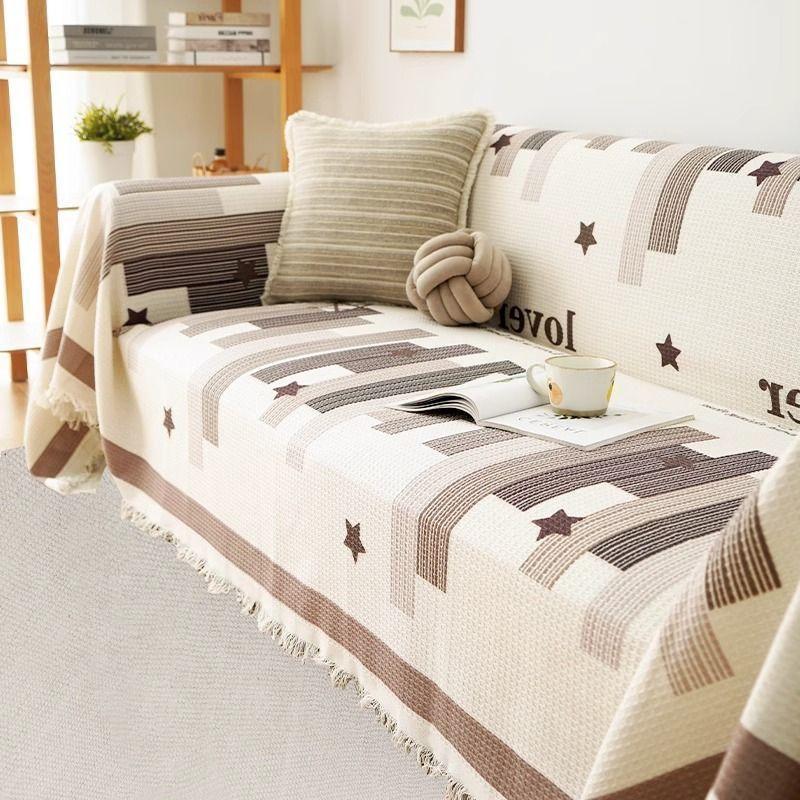 New Fresh Universal Sofa Cover High Quality Full Cover Sofa Towel Sofa Cushion Anti Slip Universal Cover 175x130cm