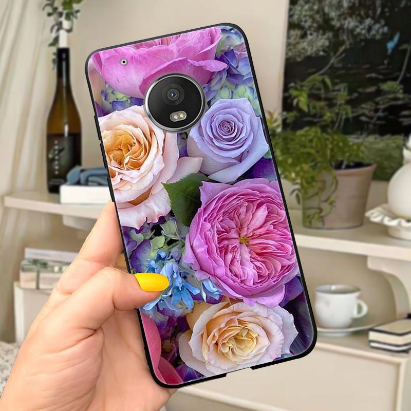 Case For Motorola Moto G5 Plus Cover XT1684 XT1685 XT1687 XT1686 Funda Cute Cat Phone Case For Moto G5 Plus G5Plus Soft Coque