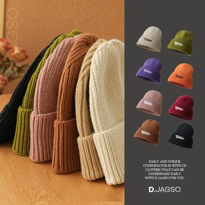 Women's Winter Winter Knitted Embroidered Casual Beanie Hat