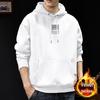 Herren Hoodie mit Retro-Buchstabendruck - Amerikanischer Hong Kong Stil, Lockerer Schnitt, Trendige Freizeitjacke für Frühling/Herbst.