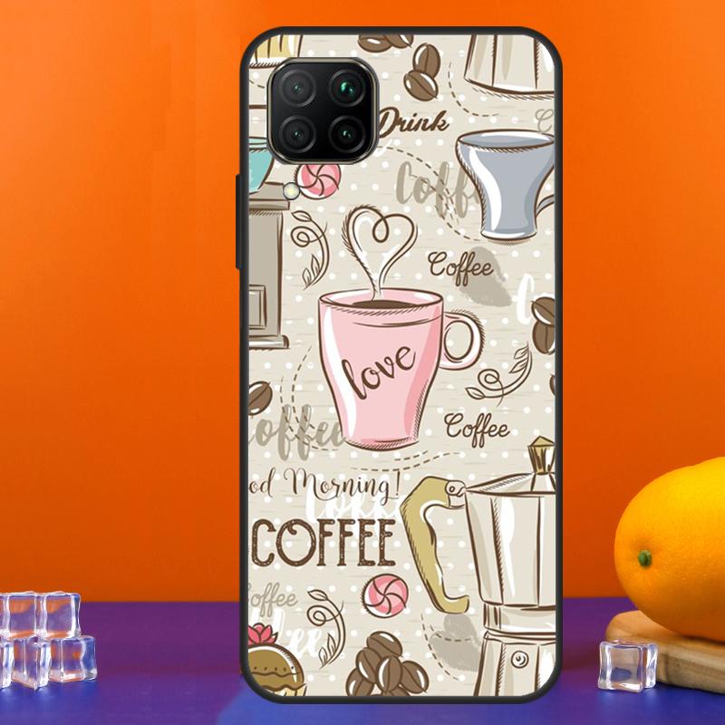 frist coffee For Huawei Nova Y90 Y91 Y60 Y70 Y72 Y61 9 10 SE 12i 12s 11i 5T P60 Pro P20 P30 P40 Lite Case