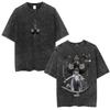Anime Hunter X Hunter Phantom Troupe Printed Tshirt Mens and Womens Washed Tshirt High Quality Vintage Cotton Tshirt Tops