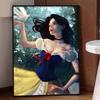 Disney Snow White Diamond Painting Kit 5D DIY, Suitable for Beginners and Craft Lovers, Interior Space Decoration