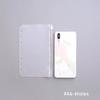 Convenient Clear PVC A5 A6 A7 Binder Pockets Clear Zipper Folders For 6-Ring Notebook Binder Files Reports Binder