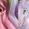 Glitter Shiny Crinkled Chiffon Fabrics Lightweight Soft Sheer 45x145cm For DIY Women Dress Clothing Home Decor Sewing Materials