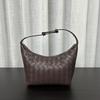 2024 Spring and Summer New Fashionable Versatile Hand-woven Handbag Shoulder Armpit Bag Internet Celebrity Dumpling Bag of the Same Style