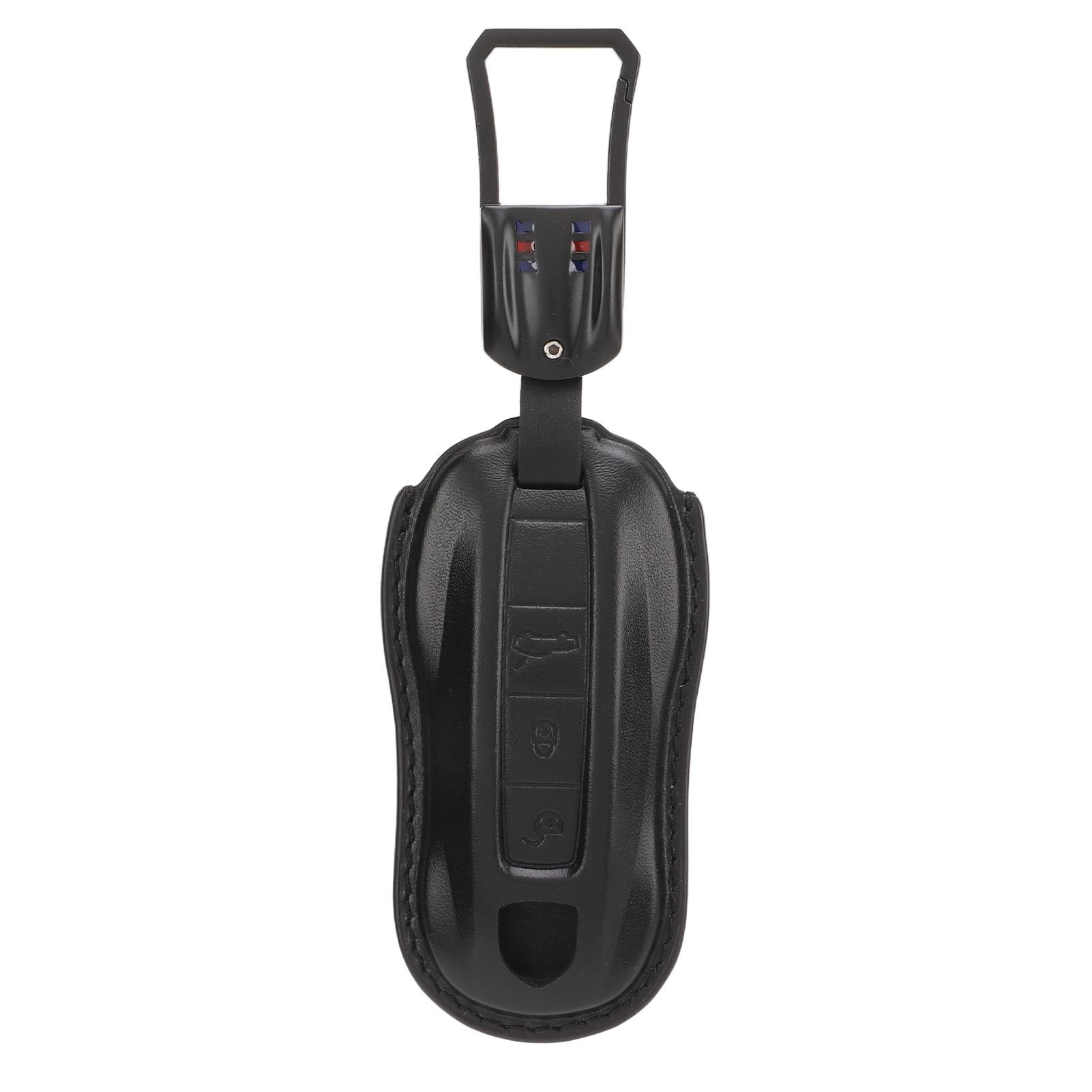 

Чехол для ключа автомобиля из коровьей кожи, брелок-оболочка, протектор, замена для Cayenne Coupe 911 Panamera Taycan