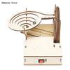1Set Science Experiment Toy Convenient Creative Universal 3D Wooden Track Ball Model Building Kit for Children
