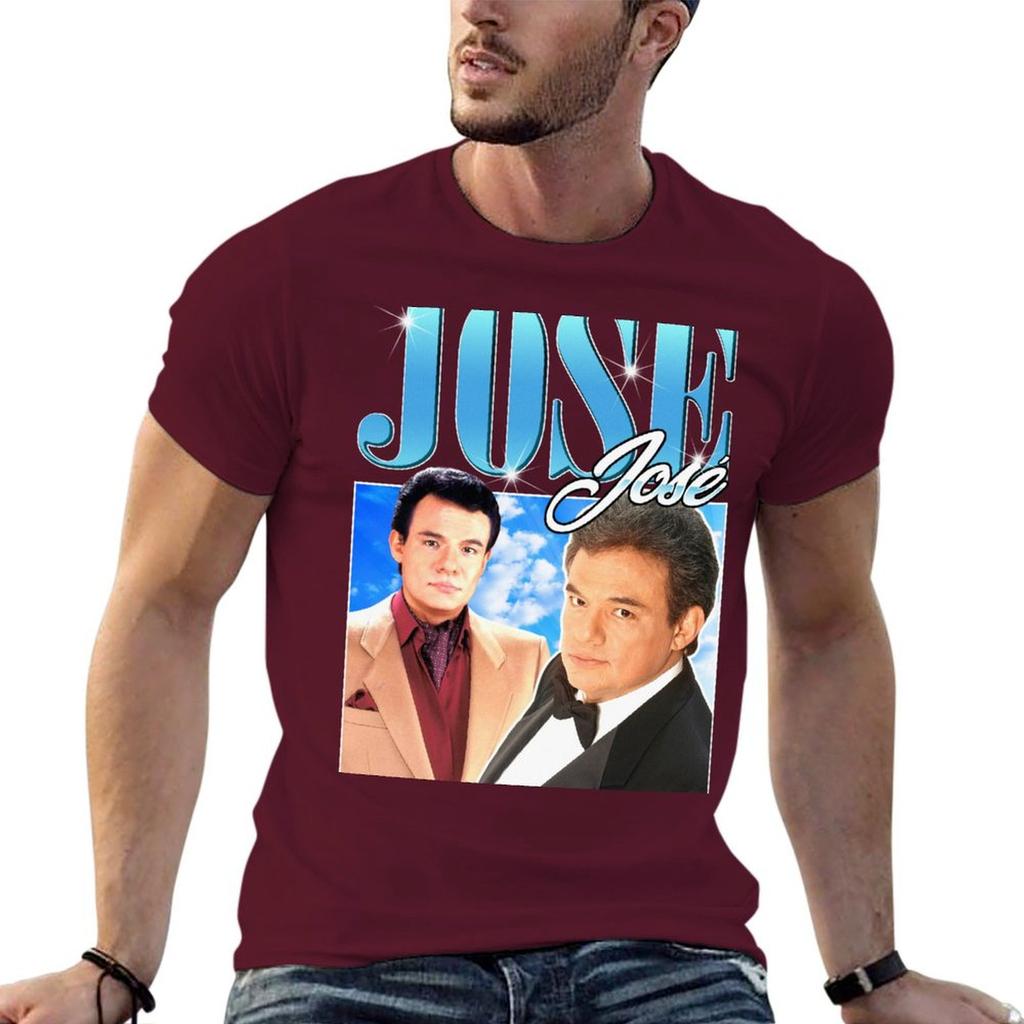 Jose Jose Vintage Retro Tshirt Cheap Stuff Aesthetic Clothes Blouse Anime Vintage T Shirt Unisex