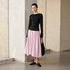 Waiwaiaiem Yy_Waist Tuck Detail Knit Top_3 Color