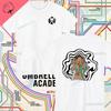 Retro The Umbrella Academy Double Sided Printed Cotton Tshirt Leisure Classic TShirts NoveltyShirt Loose Unique Tops