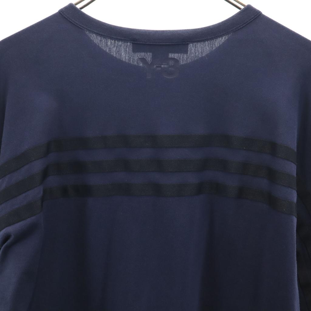 Y-3 Long Sleeve T-shirt S Navy adidasxYOHJI YAMAMOTO Men's Used