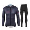 Lightweight Quick-Dry UV Protection Cycling Jersey Set Long Sleeve Mountain Road Bike Riders Men