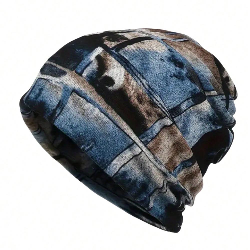 Kaschmir Slouchy Beanie mit Ohrenschutz – Warme, winddichte Mütze für Herbst/Winter, nach der Geburt oder zur Verwendung während der Chemotherapie.