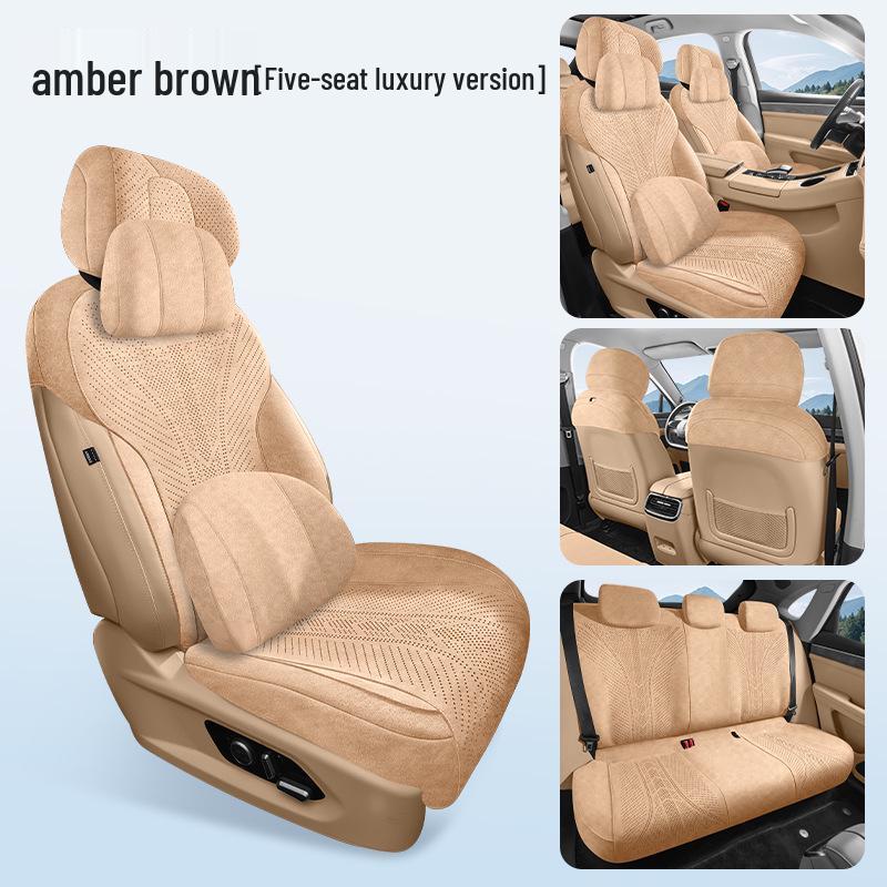 2025 Wenjie M5 Ganzjahres-Atmungsaktive Wildleder-Sitzkissen