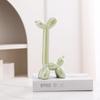 Balloon Dog Sculpture Desktop Collectible Figurine for Bedroom Indoor Office
