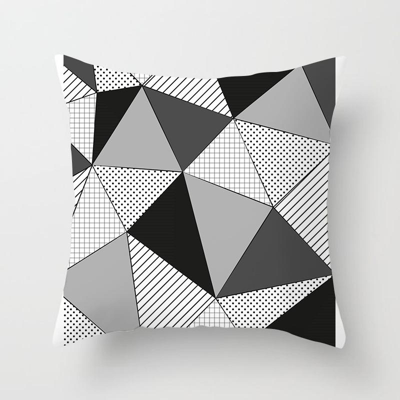 Home Furnishings Sofa Pillow Cover Modern Simple Geometric Abstract Cushion Cover Cushion Cover