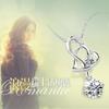 Weihua Heart-to-Heart Silver-Plated Necklace - Korean Fashion Jewelry with Popular Pendants