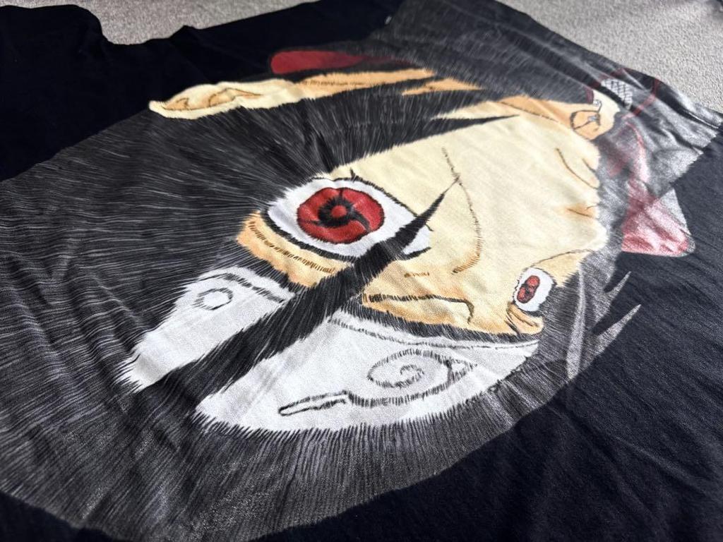 [USED] Extremely rare Naruto Itachi anime T-shirt, size XL