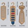 Wooden Material Wooden Handicraft Tie Rack Handcrafted Design Pendant Style Wooden Handicrafts Creative Pendants