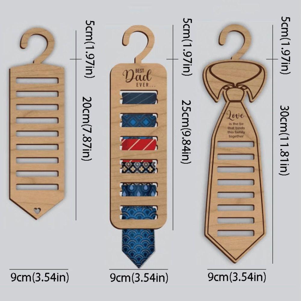 Wooden Material Wooden Handicraft Tie Rack Handcrafted Design Pendant Style Wooden Handicrafts Creative Pendants