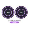 MYMX8 For KIA 2PC Car Coaster Water Cups Slot Non-Slip Pads Auto Interior Accessories Cerato Proceed Venga Stonic Picanto Sorento K5