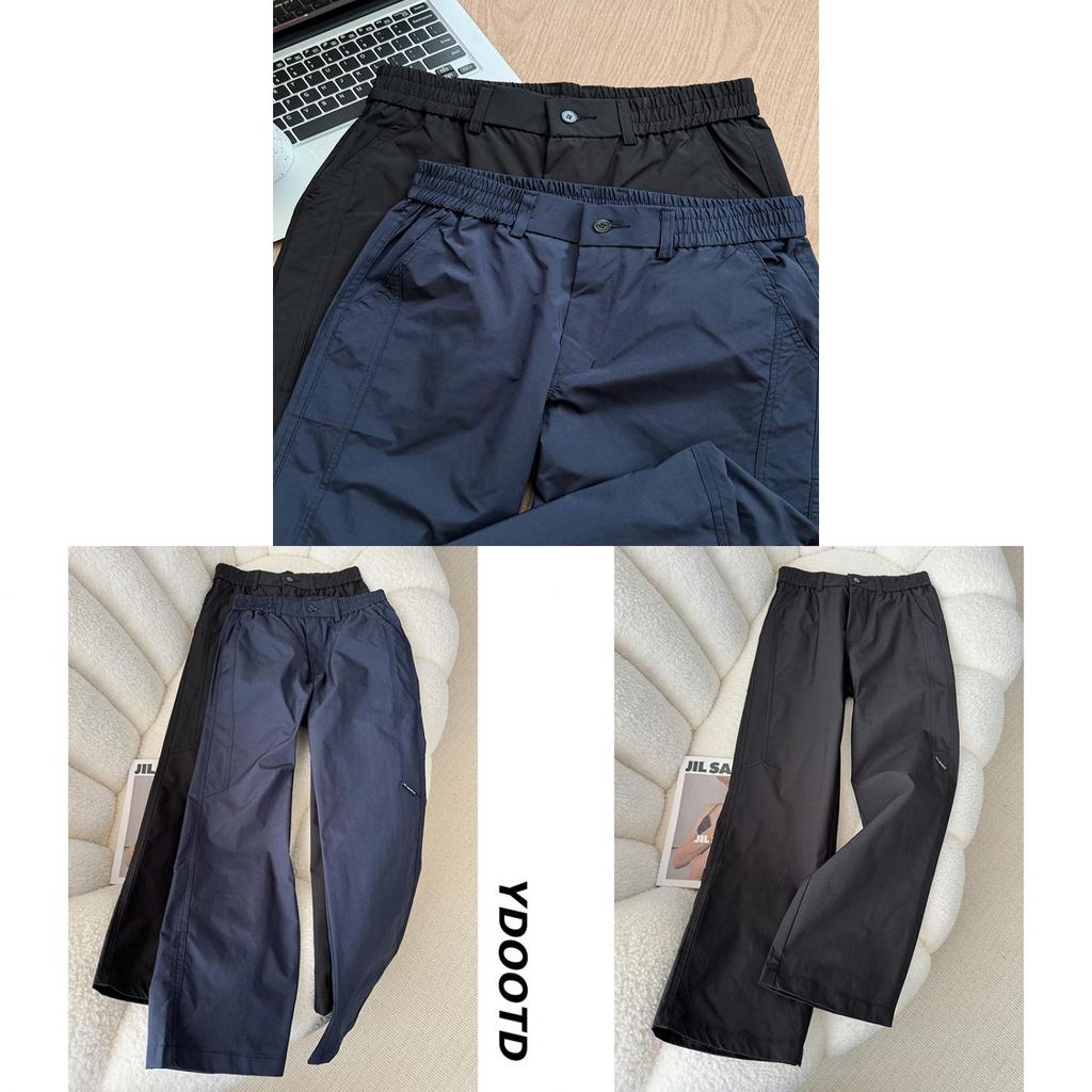 Pantaloni Cargo Leggeri Estivi ad Asciugatura Rapida con Vita Elasticizzata per Streetwear Adolescente