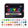 Breite Kollektion 8102 Acryl Doppelspitz-Marker-Set - 168 Farben für DIY-Kunst, Malerei und Graffiti, Stapelbare Pinselstifte