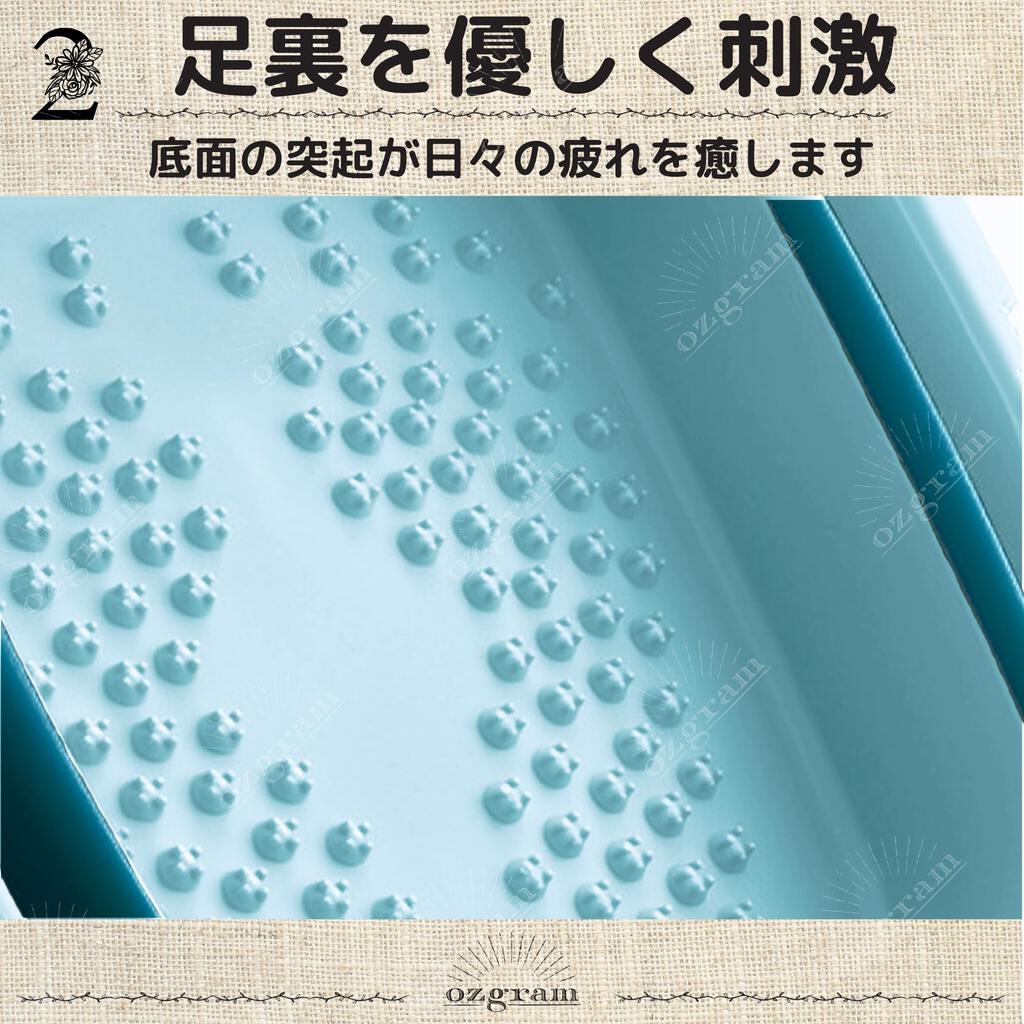 ozgram Foot Bath Foldable Footbath Easy Eco Car Water Disaster 13 Liters [Green] Bucket, Portable, Storage, Bag, Outdoor, Camping, Washing, Laundry,