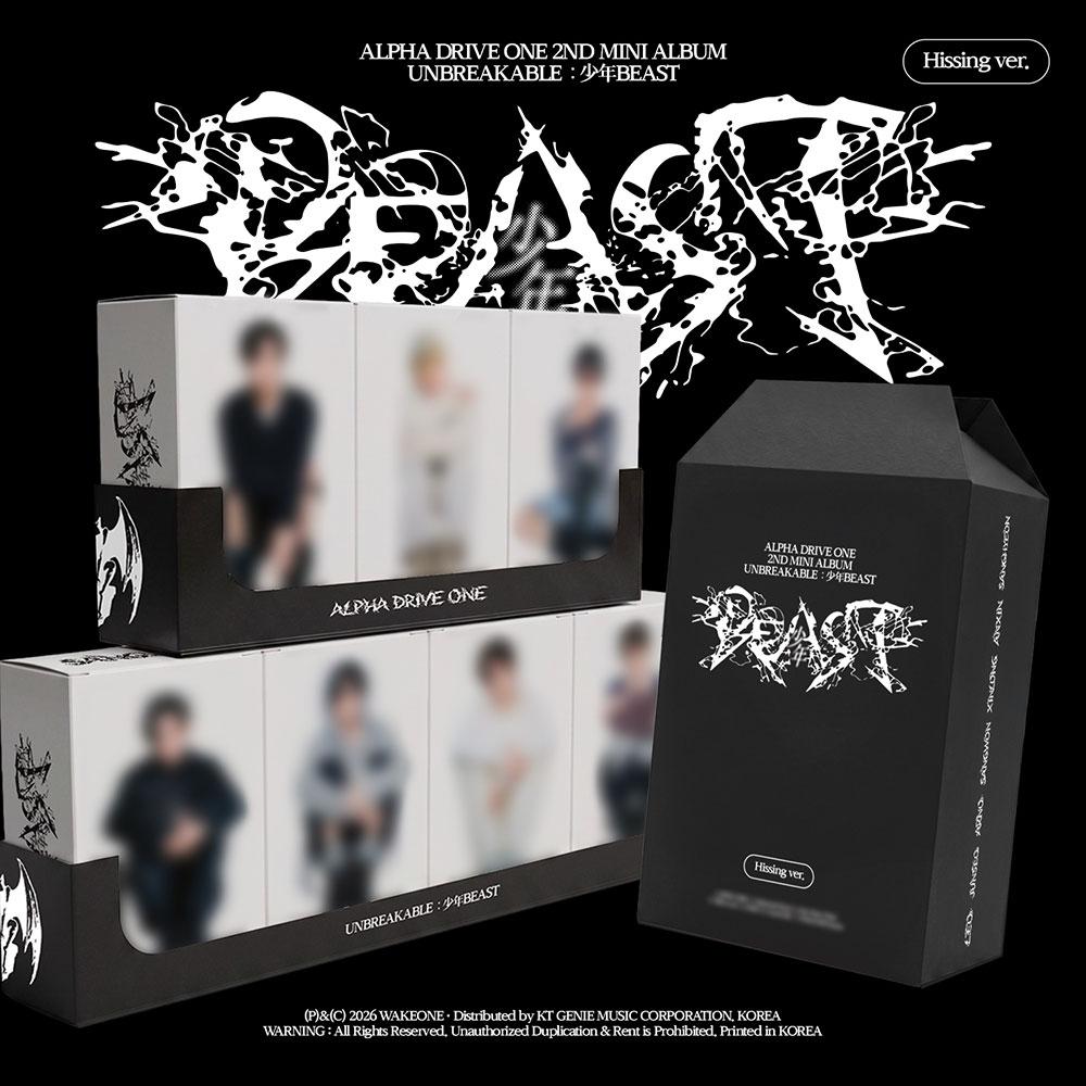 [PRE-ORDER] ALPHA DRIVE ONE - 2nd Mini Album - UNBREAKABLE : BEAST (Hissing Ver.)