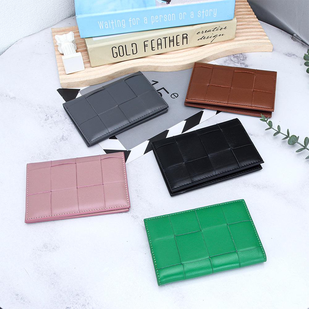 Women's Fashion Woven Sheepskin Passport Wallet & Document Organizer