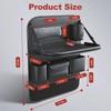 Leather car back seat storage bag, foldable table back seat car storage bag, PVC car back seat storage bag,