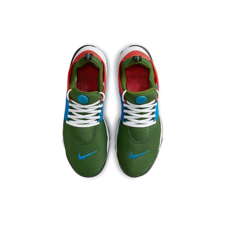 Nike Air Presto Forest Green Unisex Sneakers Team-Orange White Photo-Blue CT3550-300