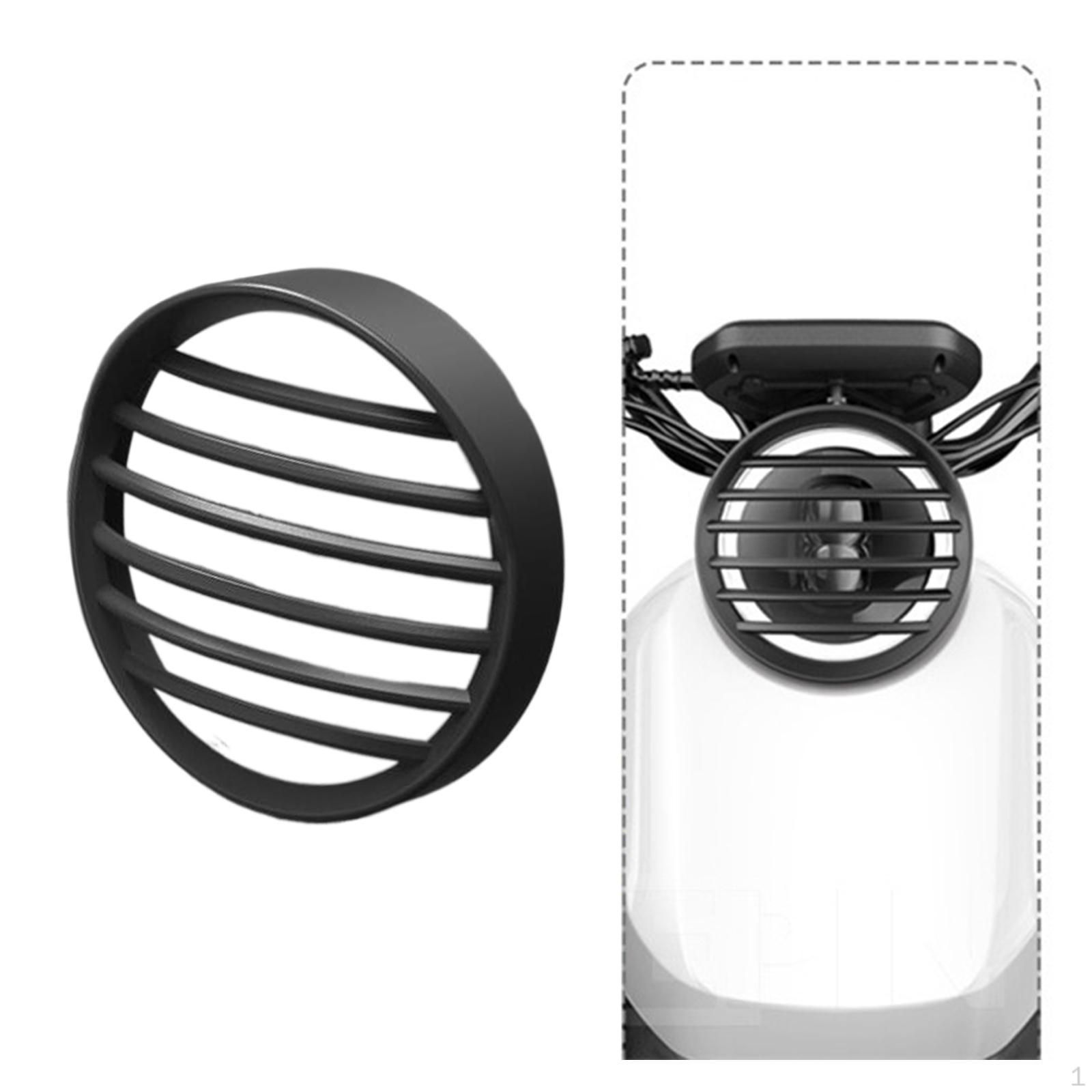 

Крышка фары мотоцикла для круглых 14 см запасных частей для легковых автомобилей, прочная и ударопрочная Black